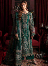 Elanora By Nureh Embroidered Organza Unstitched 4 Piece Suit - NU23EL NEL-38 CHARM