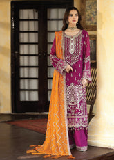 Enliven Majestic by Imrozia Premium Embroidered Chiffon 3 Piece Unstitched Suit - IMP24EL M-66 GLORIA
