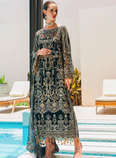 Evara By Elaf Embroidered Net Unstitched 3 Piece Suit - 6 ZAFIR