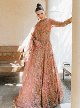 Evara By Elaf Embroidered Net Unstitched 3 Piece Suit - EF23EW EEW-03 LAYLA