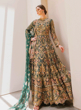 Evara By Elaf Embroidered Net Unstitched 3 Piece Suit - EF23EW EEW-04 MIRAGE