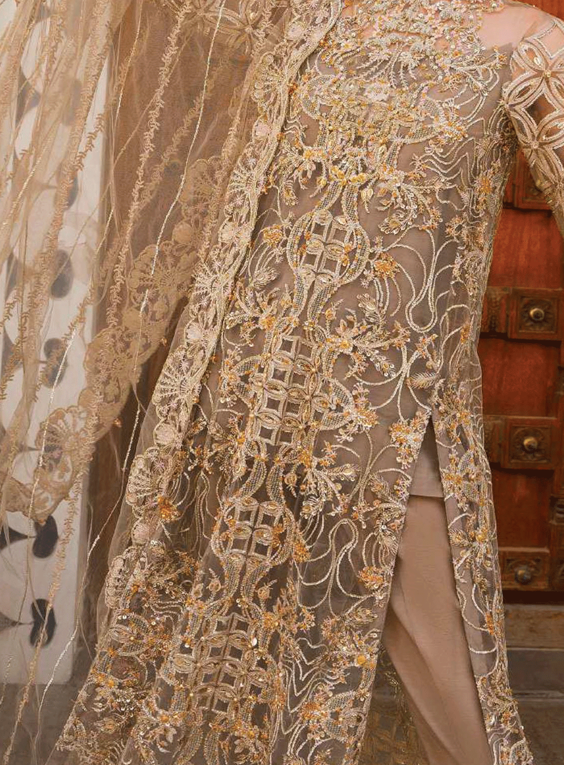 Evara By Elaf Embroidered Net Unstitched 4 Piece Suit - EF23EW EEW-02 SOUK Evara By Elaf Embroidered Net Unstitched 4 Piece Suit - EF23EW EEW-02 SOUK