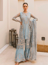 Evara By Elaf Embroidered Net Unstitched 4 Piece Suit - EF23EW EEW-07 ZARA