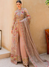 Evara By Elaf Embroidered Organza Unstitched 3 Piece Suit - 1 FEZ