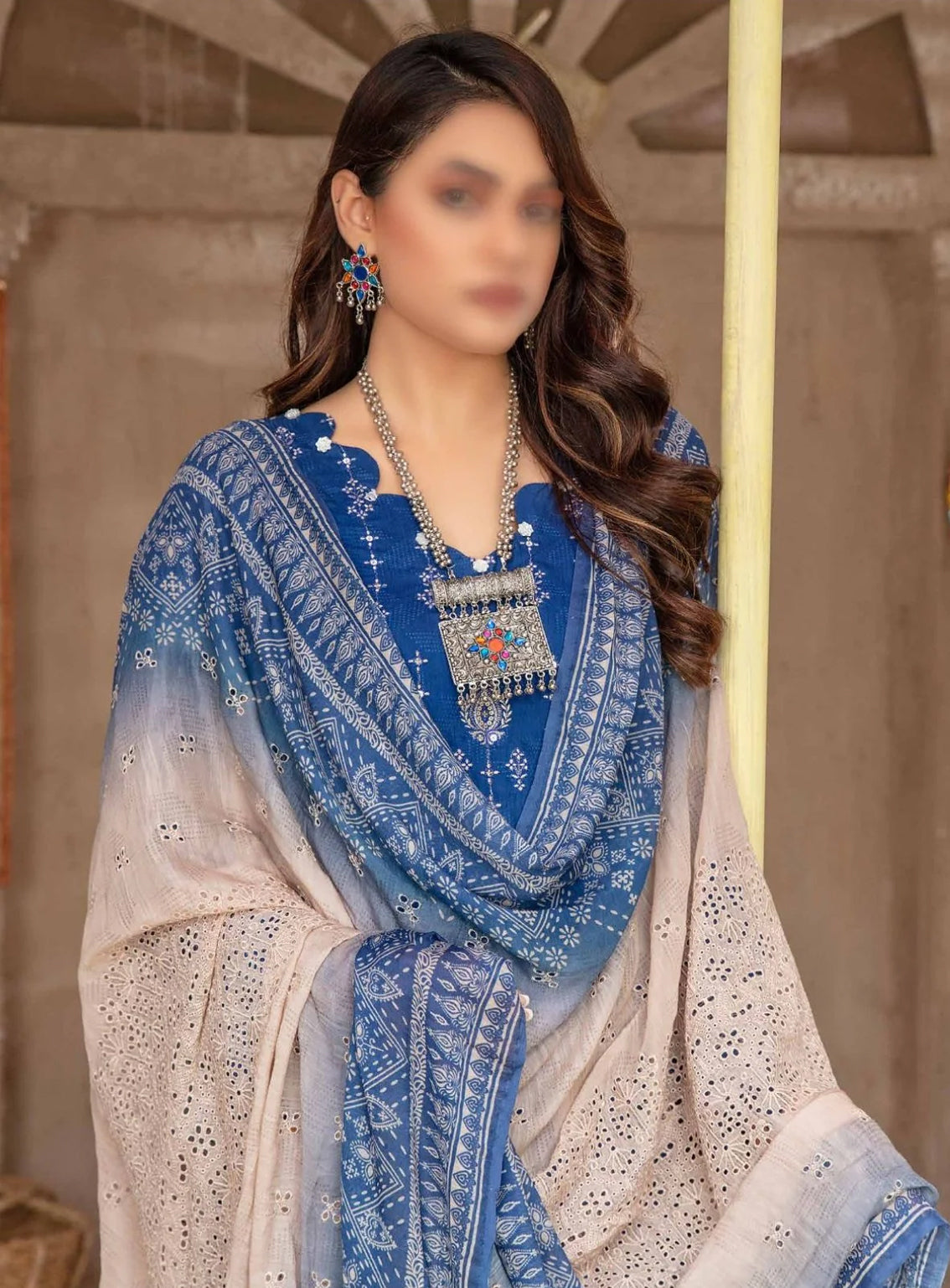 Laiba Exclusive Viscose Embroidered Unstitched 3 Piece Suit - LB23EV LV26-04 Laiba Exclusive Viscose Embroidered Unstitched 3 Piece Suit - LB23EV LV26-04
