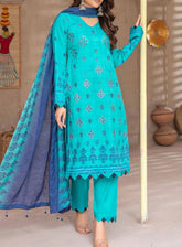 Laiba Exclusive Viscose Embroidered Unstitched 3 Piece Suit - LB23EV LV26-06