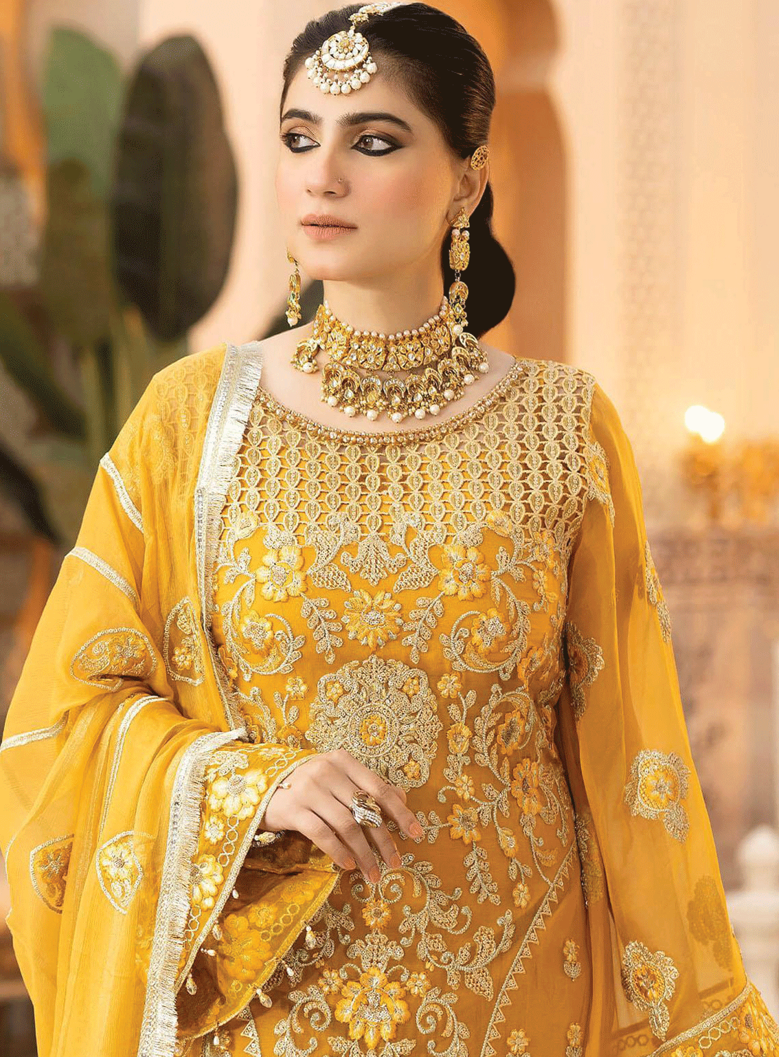 Falesia Laroza By Imrozia Embroidered Chiffon Unstitched 3 Piece Suit - IM23FL L-266 SOLARIS Falesia Laroza By Imrozia Embroidered Chiffon Unstitched 3 Piece Suit - IM23FL L-266 SOLARIS