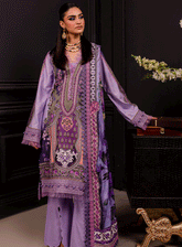 Firdous Printed Linen Unstitched 3 Piece Suit - 20392B