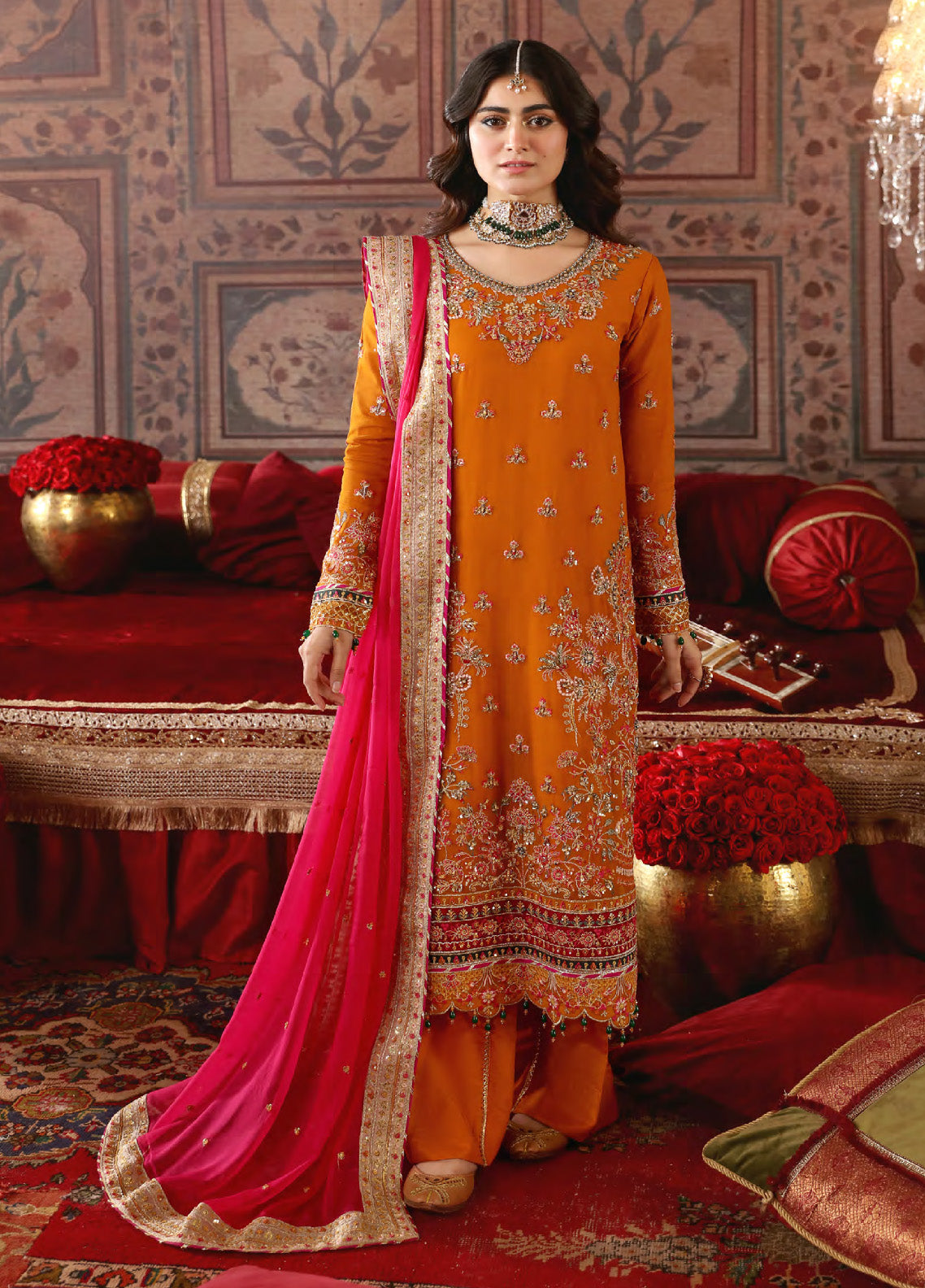 Ghazal By Emaan Adeel Luxury Embroidered Formal Chiffon 3 Piece Unstitched Suit - EA24G GH02 Ghazal By Emaan Adeel Luxury Embroidered Formal Chiffon 3 Piece Unstitched Suit - EA24G GH02