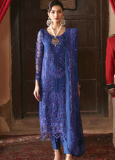 Ghazal By Emaan Adeel Luxury Embroidered Formal Chiffon 3 Piece Unstitched Suit - EA24G GH04