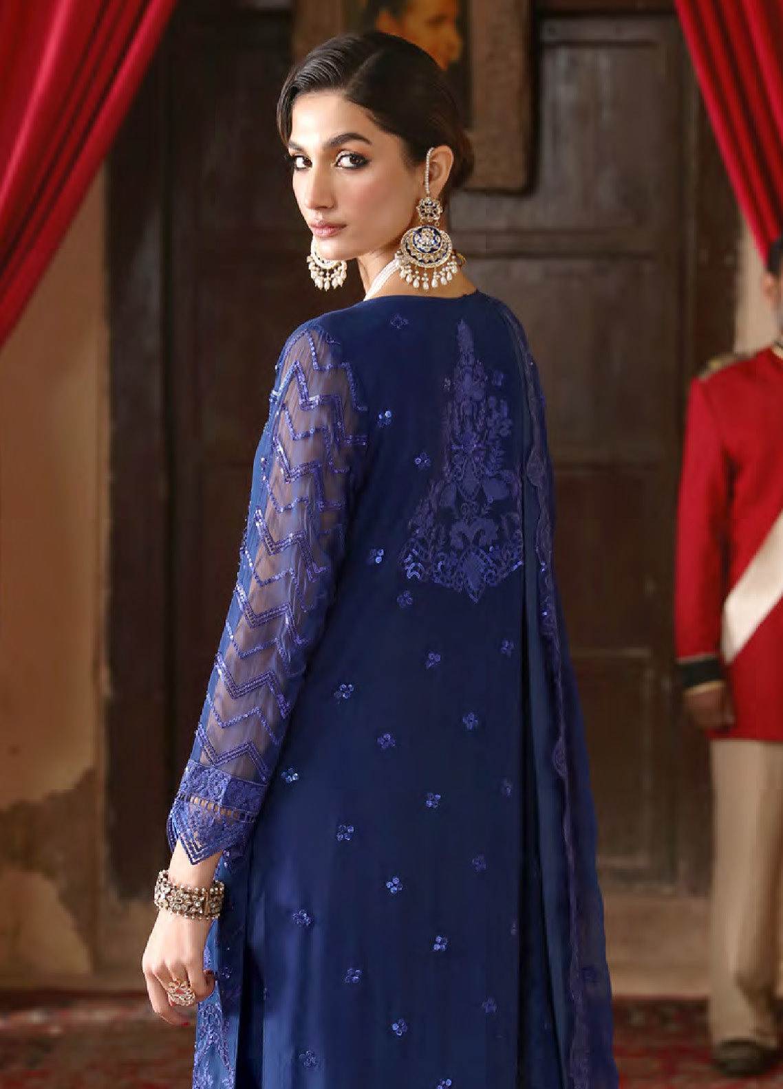 Ghazal By Emaan Adeel Luxury Embroidered Formal Chiffon 3 Piece Unstitched Suit - EA24G GH04 Ghazal By Emaan Adeel Luxury Embroidered Formal Chiffon 3 Piece Unstitched Suit - EA24G GH04