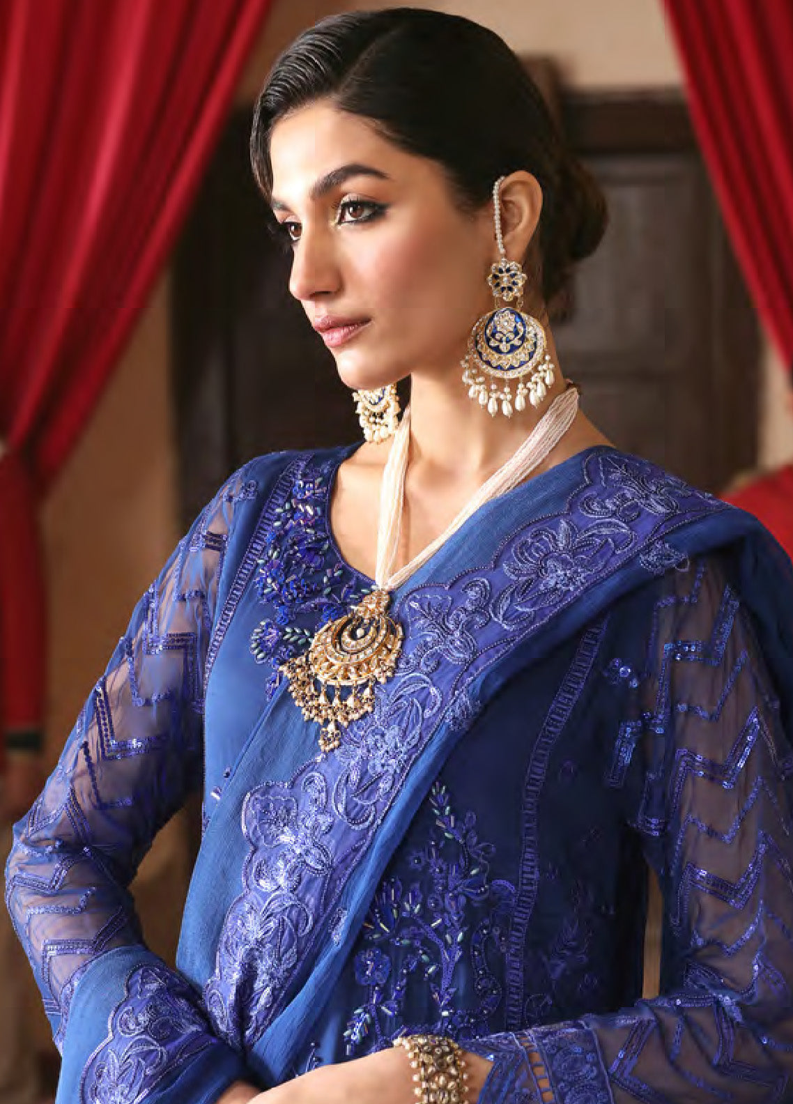 Ghazal By Emaan Adeel Luxury Embroidered Formal Chiffon 3 Piece Unstitched Suit - EA24G GH04 Ghazal By Emaan Adeel Luxury Embroidered Formal Chiffon 3 Piece Unstitched Suit - EA24G GH04