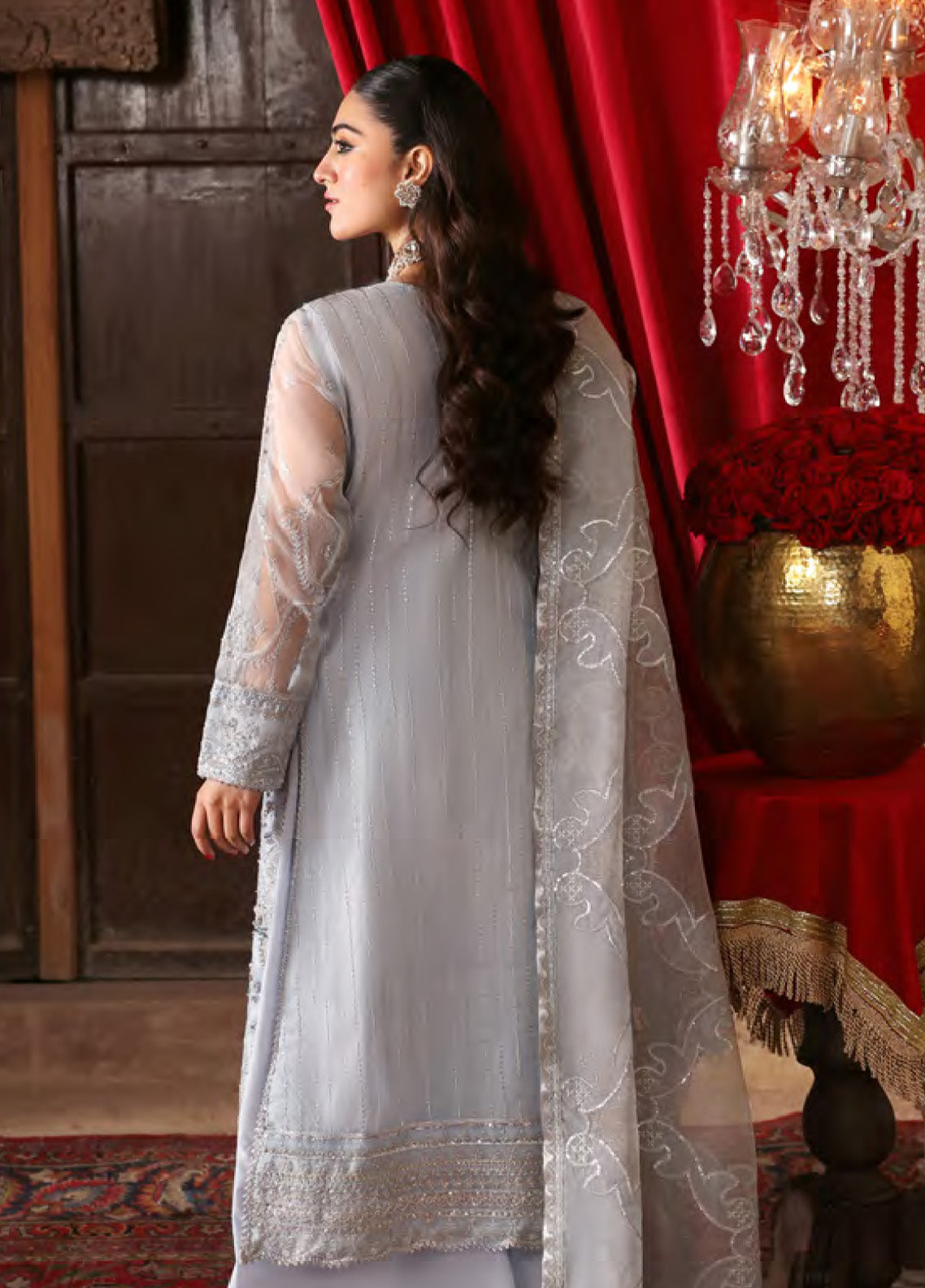 Ghazal By Emaan Adeel Luxury Embroidered Formal Chiffon 3 Piece Unstitched Suit - EA24G GH10 Ghazal By Emaan Adeel Luxury Embroidered Formal Chiffon 3 Piece Unstitched Suit - EA24G GH10