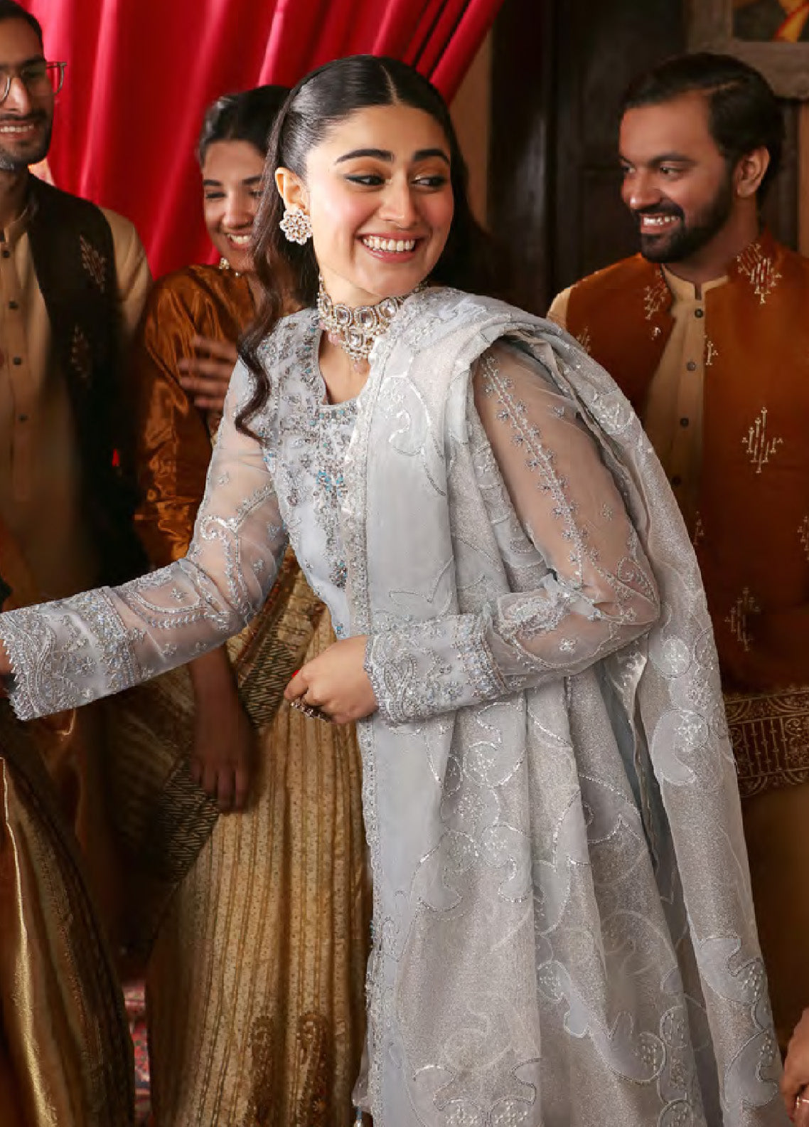 Ghazal By Emaan Adeel Luxury Embroidered Formal Chiffon 3 Piece Unstitched Suit - EA24G GH10 Ghazal By Emaan Adeel Luxury Embroidered Formal Chiffon 3 Piece Unstitched Suit - EA24G GH10