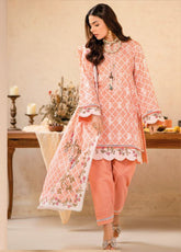 Gul Ahmed Embroidered Lawn Unstitched 3 Piece Suit - GA24EL CL-42015
