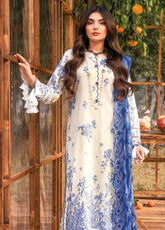 Gul Ahmed Embroidered Lawn Unstitched 3 Piece Suit - GA24EL CL-42087