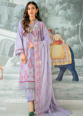 Gul Ahmed Embroidered Lawn Unstitched 3 Piece Suit - GA24EL DN-42002