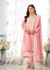 Gul Ahmed Embroidered Lawn Unstitched 3 Piece Suit - GA24EL DN-42004