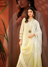 Gul Ahmed Embroidered Lawn Unstitched 3 Piece Suit - GA24EL SP-42016