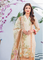 Gul Ahmed Printed Lawn Unstitched 2 Piece Suit - GA24EL TL-42034