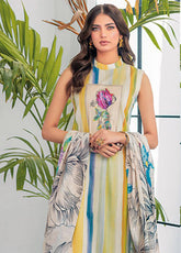 Gul Ahmed Printed Lawn Unstitched 3 Piece Suit - GA24EL CL-42029 A