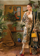 Gul Ahmed Printed Lawn Unstitched 3 Piece Suit - GA24EL CL-42202