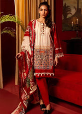 Gul Ahmed Printed Lawn Unstitched 3 Piece Suit - GA24RPL CL42177