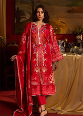Gul Ahmed Printed Lawn Unstitched 3 Piece Suit - GA24RPL CL42198