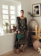 Gulaal Embroidered Chiffon Unstitched 4 Piece Suit - 06