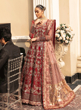 Gulaal Embroidered Net Unstitched 4 Piece Suit - GL23W GL-WU-23V1-02 ZIVA