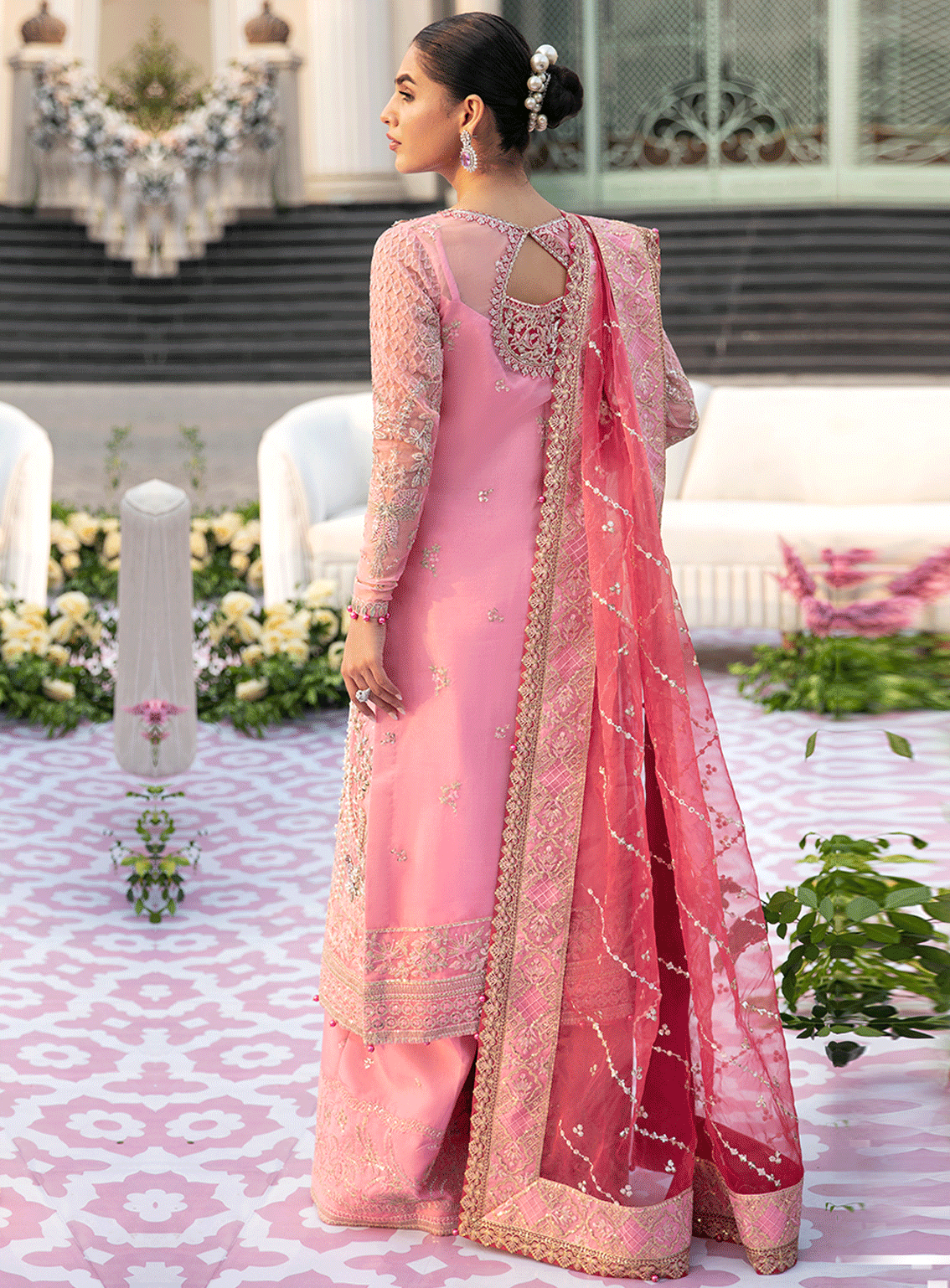 Gulaal Embroidered Organza Unstitched 4 Piece Suit - GL23W GL-WU-23V1-05 AAFIYA Gulaal Embroidered Organza Unstitched 4 Piece Suit - GL23W GL-WU-23V1-05 AAFIYA