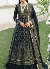 D#36 Salitex Retro Luxury Emb Chiffon Collection 1022 Green