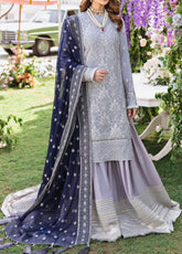 D#37 Salitex Retro Luxury Emb Chiffon Collection 1022 Dove