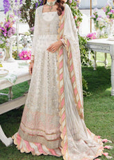 D#41 Salitex Retro Luxury Emb Chiffon Collection 1022 Cream