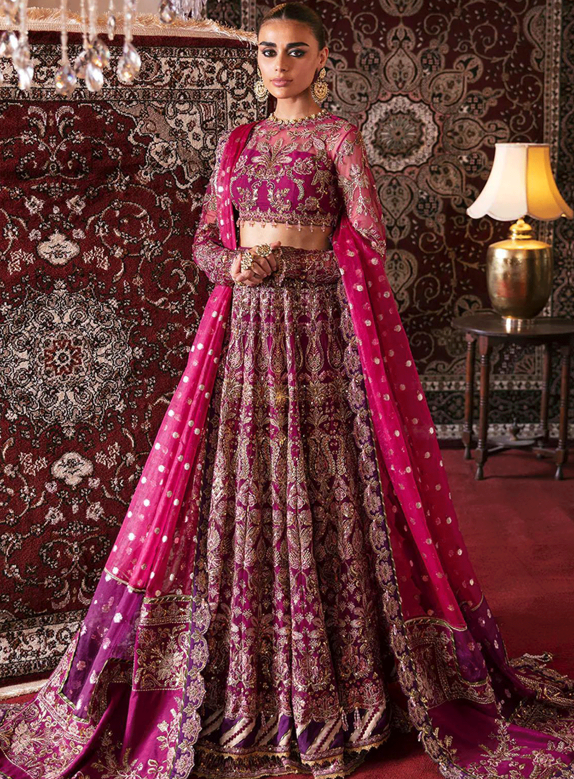 Hayat By Afrozeh Embroidered Net Unstitched 3 Piece Suit - 10 ABIR Hayat By Afrozeh Embroidered Net Unstitched 3 Piece Suit - 10 ABIR