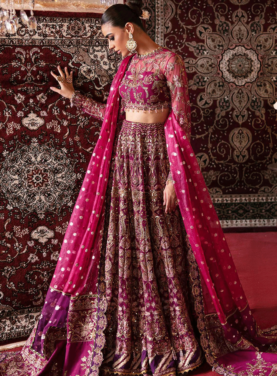 Hayat By Afrozeh Embroidered Net Unstitched 3 Piece Suit - 10 ABIR Hayat By Afrozeh Embroidered Net Unstitched 3 Piece Suit - 10 ABIR