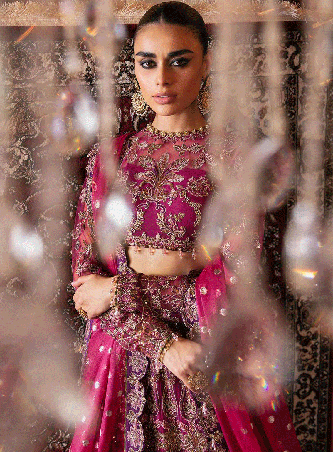 Hayat By Afrozeh Embroidered Net Unstitched 3 Piece Suit - 10 ABIR Hayat By Afrozeh Embroidered Net Unstitched 3 Piece Suit - 10 ABIR