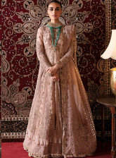 Hayat By Afrozeh Embroidered Net Unstitched 3 Piece Suit - 6 RUBAB