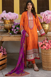 Rangreza By Afrozeh Embroidered Lawn Unstitched 3 Piece Suit - 01