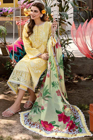 Rangreza By Afrozeh Embroidered Lawn Unstitched 3 Piece Suit - 07 Rangreza By Afrozeh Embroidered Lawn Unstitched 3 Piece Suit - 07