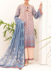 D#195 Salitex Malabis Digital Printed Lawn Collection 123 V-4