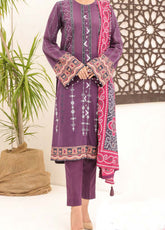 D#197 Salitex Malabis Digital Printed Lawn Collection 123 V-4