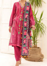 D#205 Salitex Malabis Digital Printed Lawn Collection 123 V-4