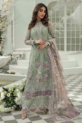 Inayat Unstitched 3 Piece Mint Maniya