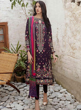 Iris By Jazmin Embroidered Slub Unstitched 3 Piece Suit - 01