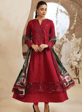 Iznik Embroidered Viscose Unstitched 3 Piece Suit - IZ23LW ILW-01 FIORELLA