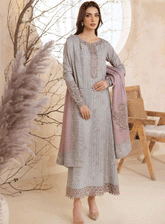 Iznik Embroidered Viscose Unstitched 3 Piece Suit - IZ23LW ILW-07 AURELIA