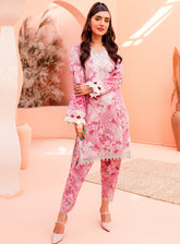 Jade Flora Embroidered Cotton Satin Unstitched 2 Piece Suit - 20287