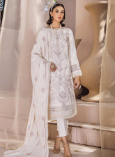 Jahan E Sukan By Humdum Embroidered Peach Unstitched 3 Piece Suit - HD23JS 04