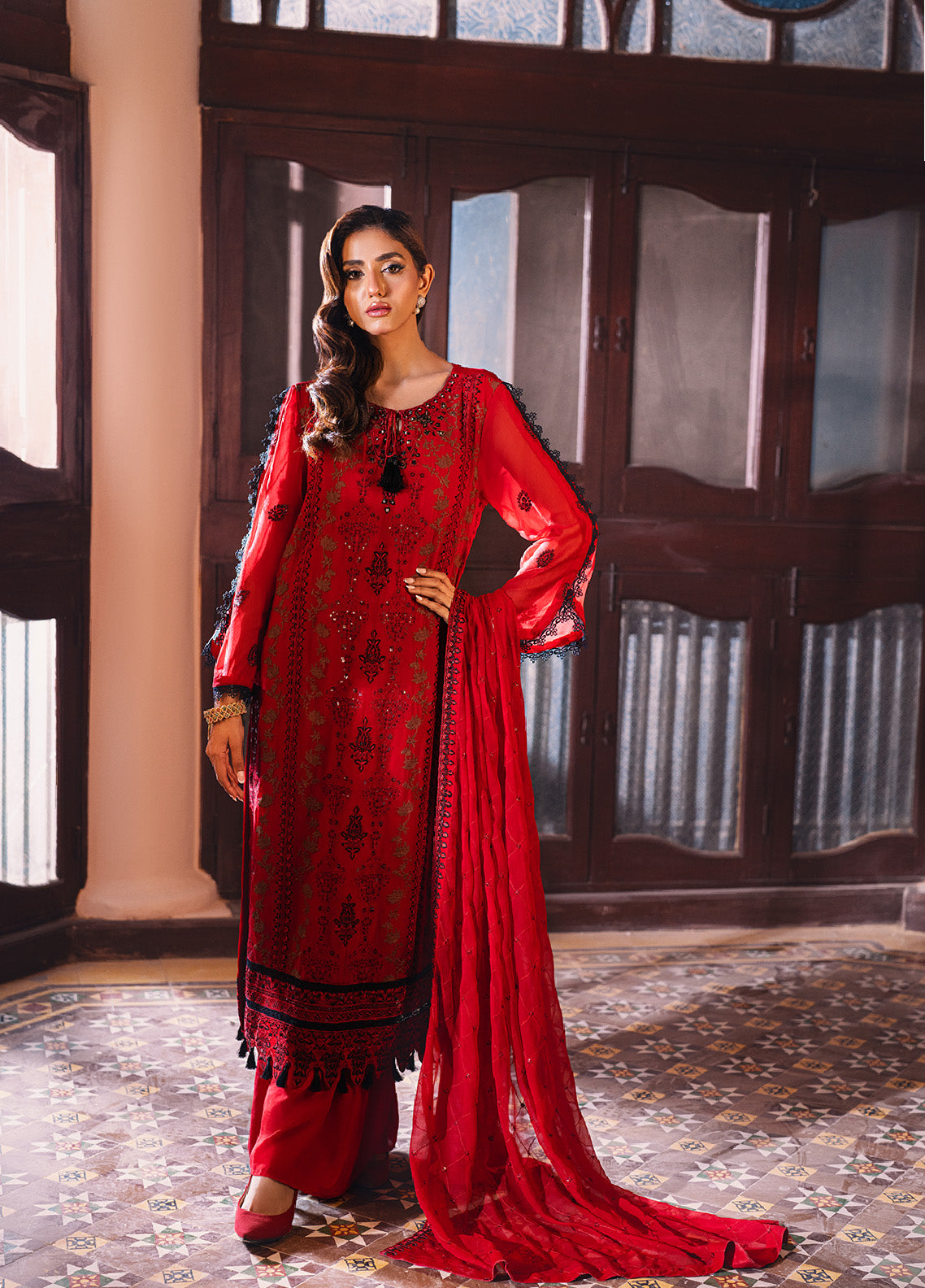 Jahanara By Shamooz Embroidered Chiffon Unstitched 3 Piece Suit - SM24JA SU-89 Jahanara By Shamooz Embroidered Chiffon Unstitched 3 Piece Suit - SM24JA SU-89